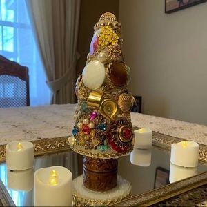 Jewelry Covered Junkdrawer Tree